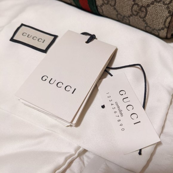 GUCCI Ophidia Gg Supreme Mini Shoulder Bag In Brown - Picture 13 of 15